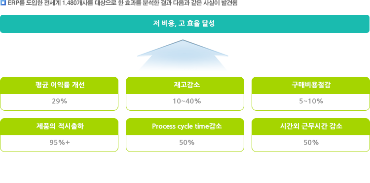 ERP도입효과